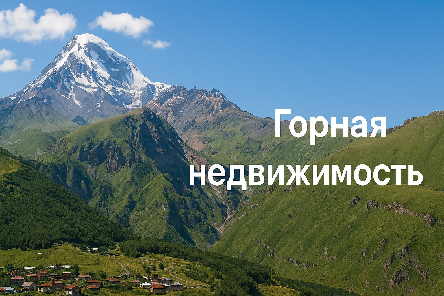 Горная недвижимость (Гудаури, Казбеги и др.): преимущества и сложности